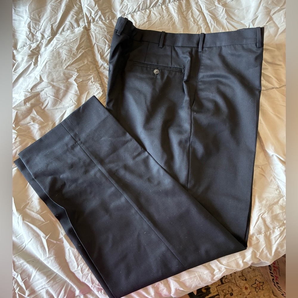 Classic Black Italian Dress Pants by Britches